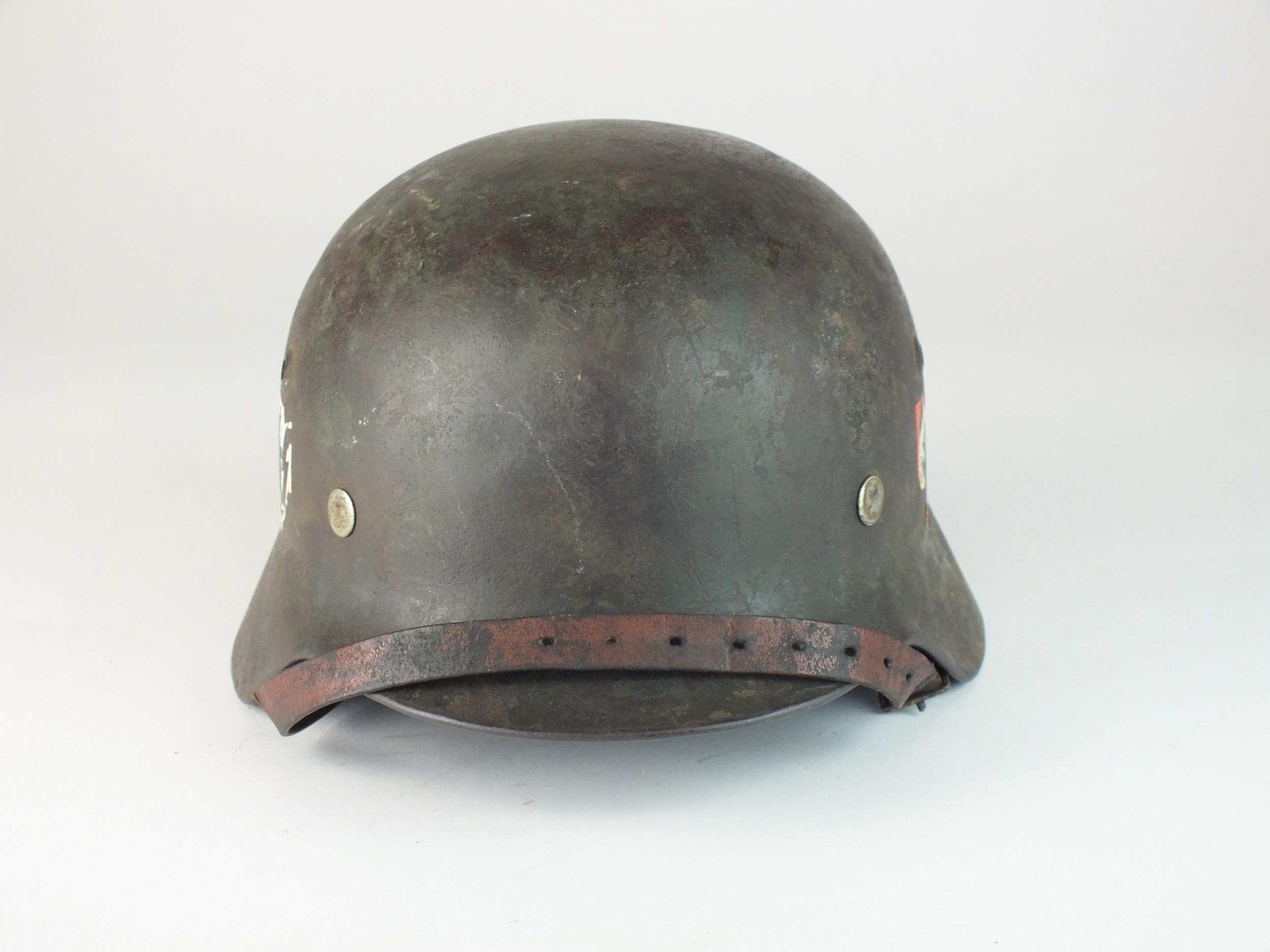 German Third Reich M42 helmet - Image 2 of 5