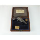 A rare Remington-Smoot #1 New Model .30 rimfire short calibre revolver circa 1870s the early type