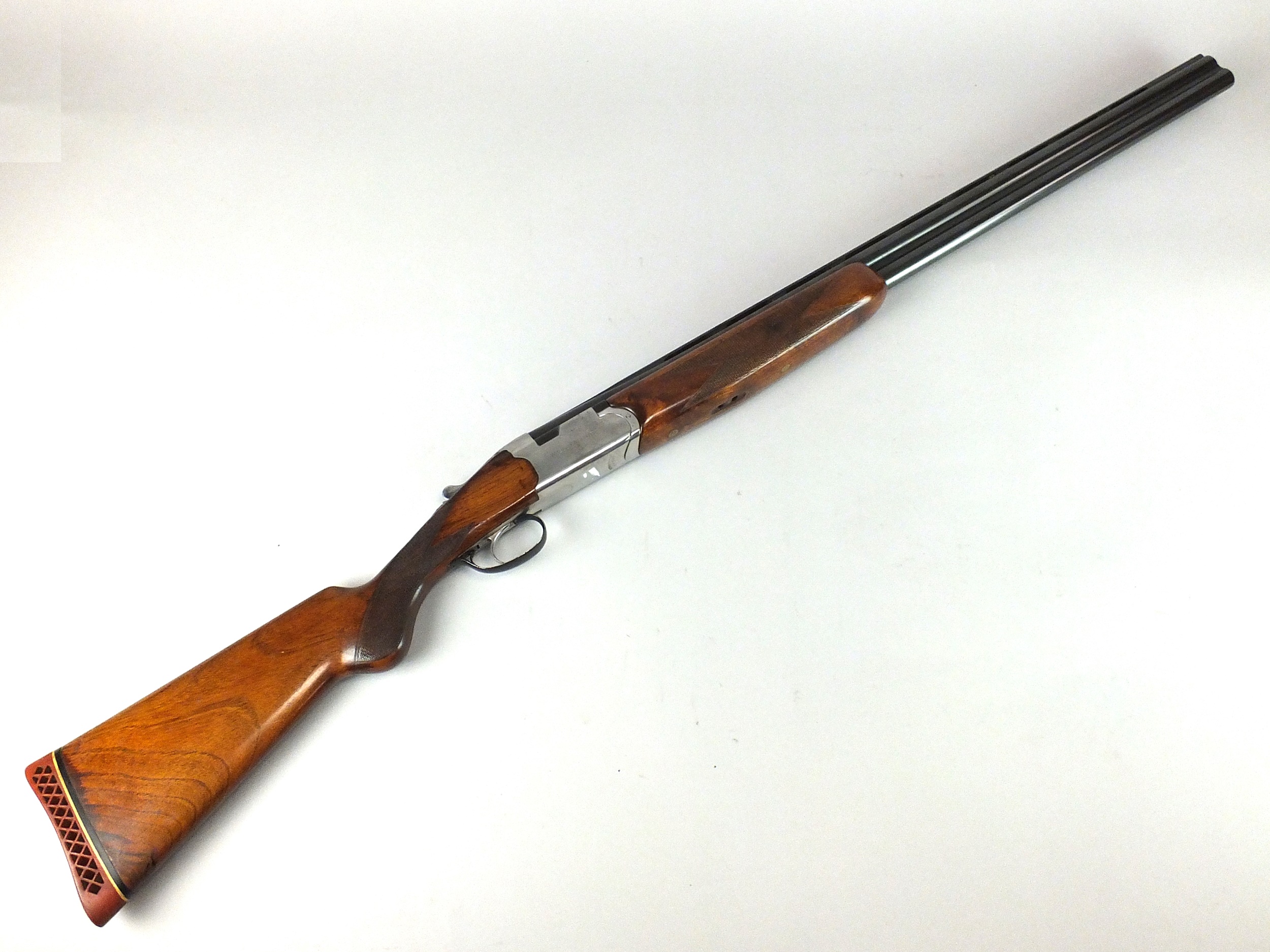 A Webley and Scott 12 bore double barrel shotgun, over and under - Image 3 of 3