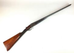 A Westley-Richards .410 side-by-side shotgun, 27" barrels, serial number 9063. RELEVANT SHOTGUN