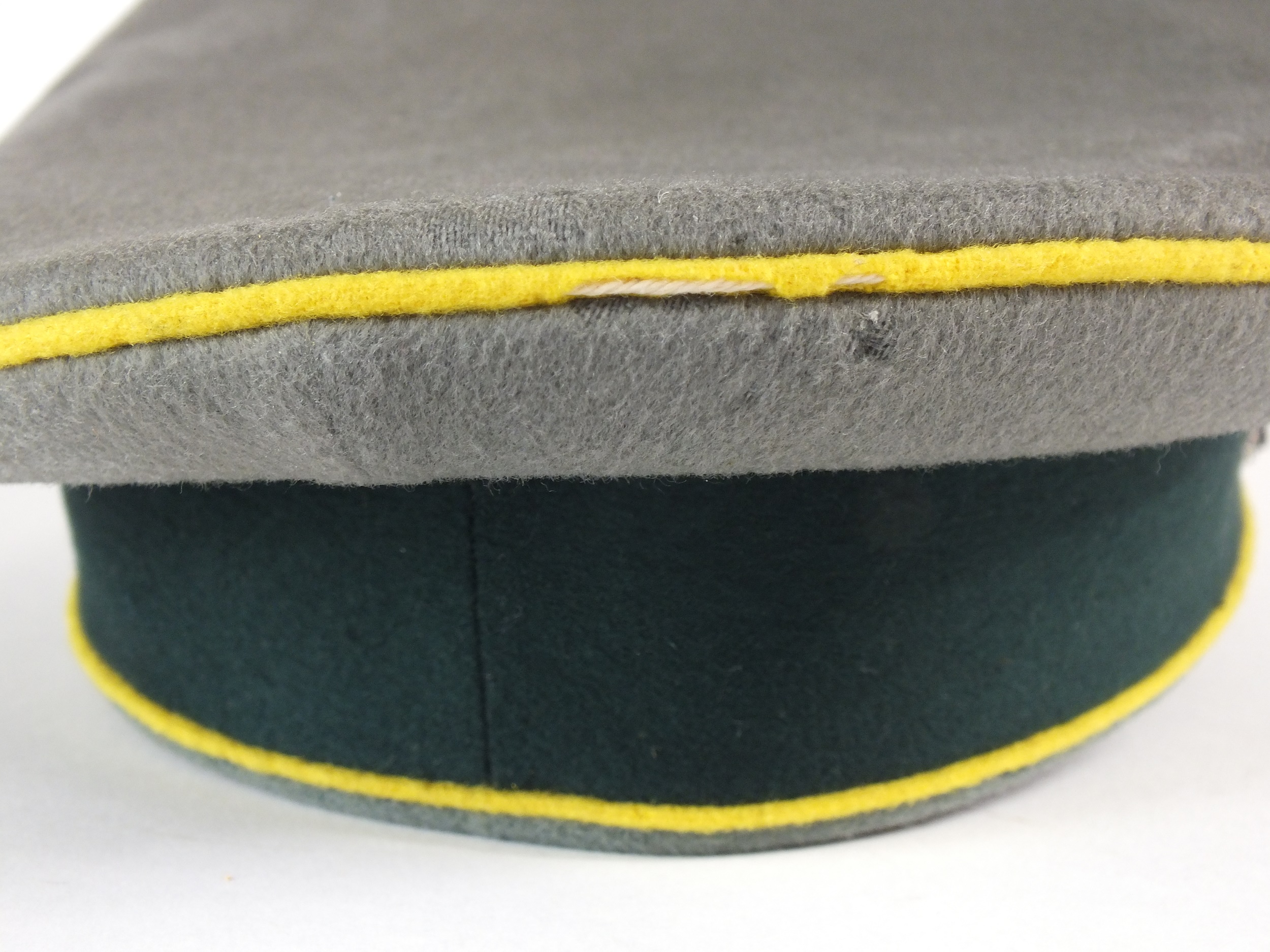 A German Second World War Heer (Army) Signal Officer's visor cap - Image 7 of 7