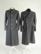 British Army and RAF greatcoats