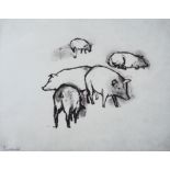After Picasso (Spanish 20th Century) Pigs, reproduction print for Courtauld Institute 1999,