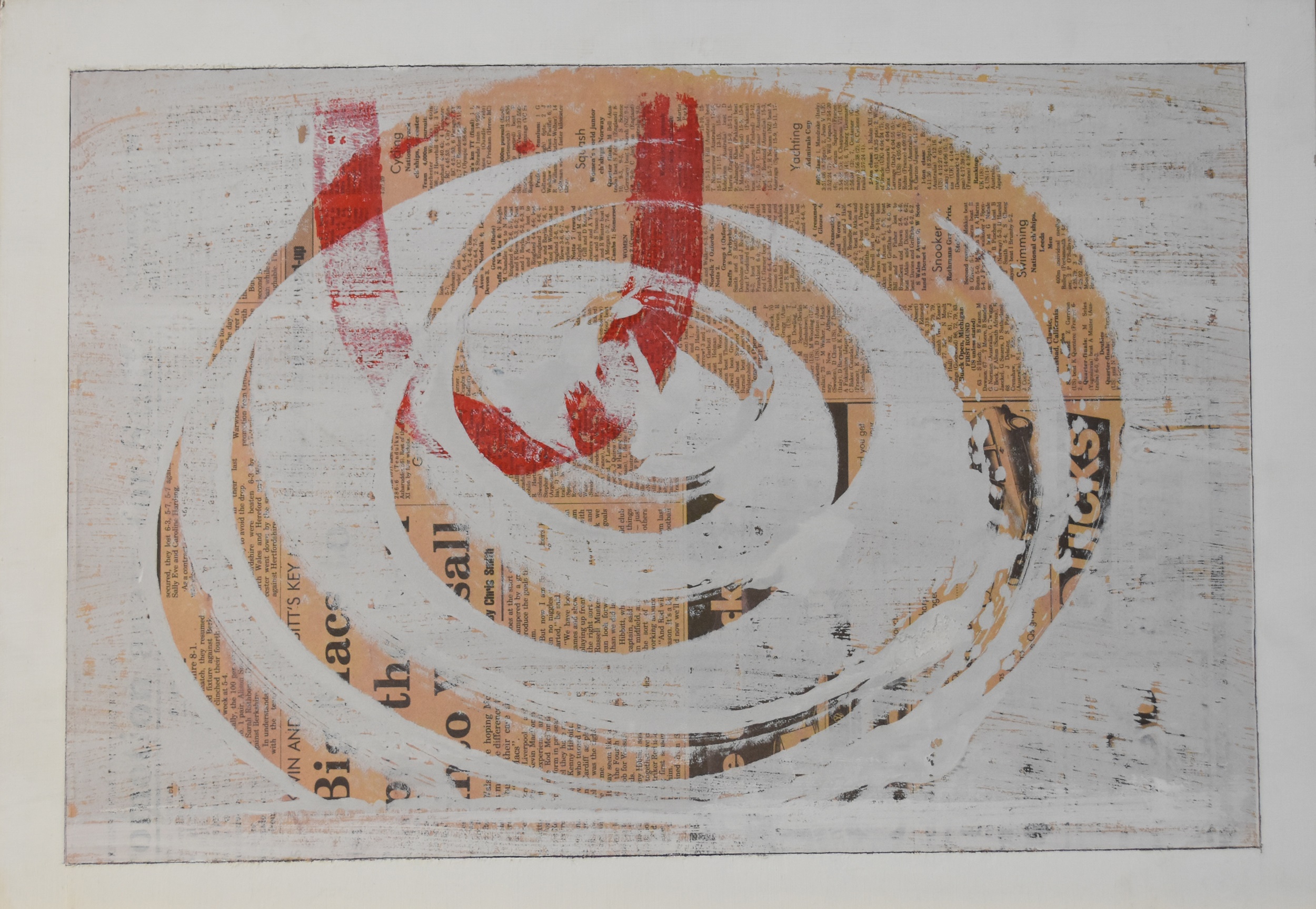 George Holt (1924-2005) Silver Moon, signed and dated 1989 verso, mixed media, measurements 44.5 x - Image 5 of 6