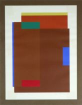 Bob Crossley (1912-2010), Two Browns, screenprint, signed in pencil and dated '71 bottom right,