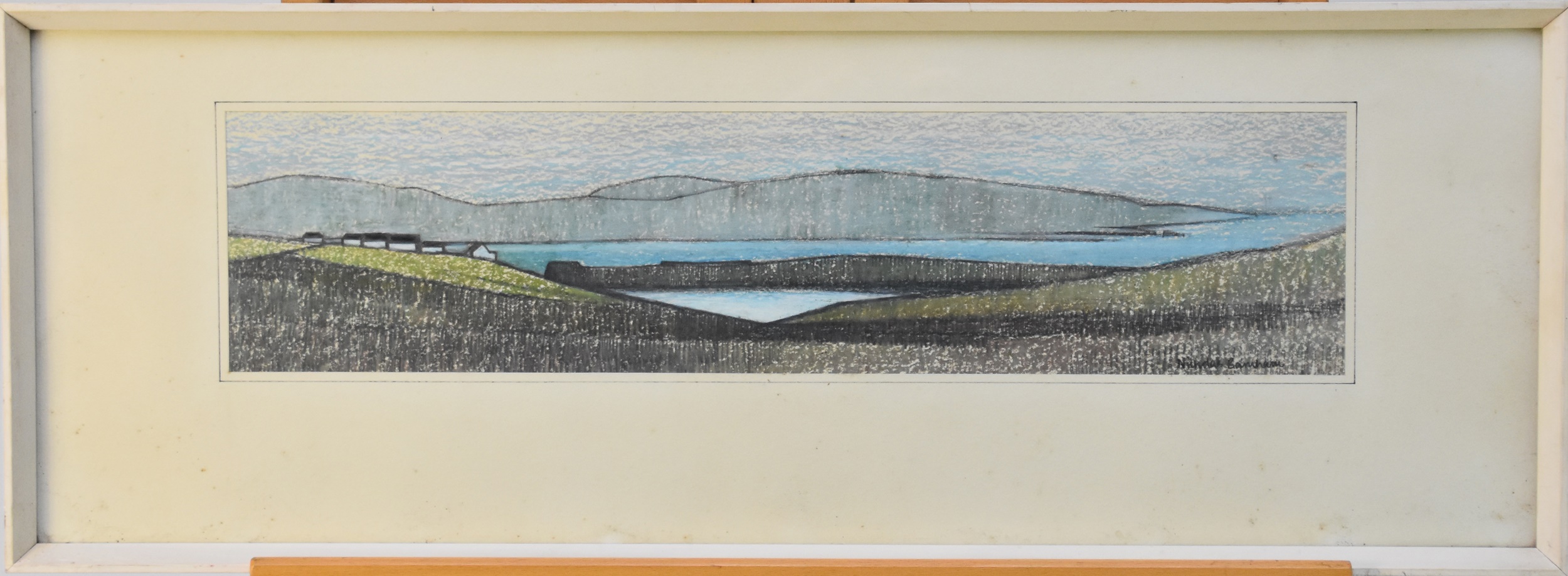 Nicholas Barnham (Scottish b.1939) Cullinoe Landscape, signed verso, pastel and watercolour, - Image 6 of 7
