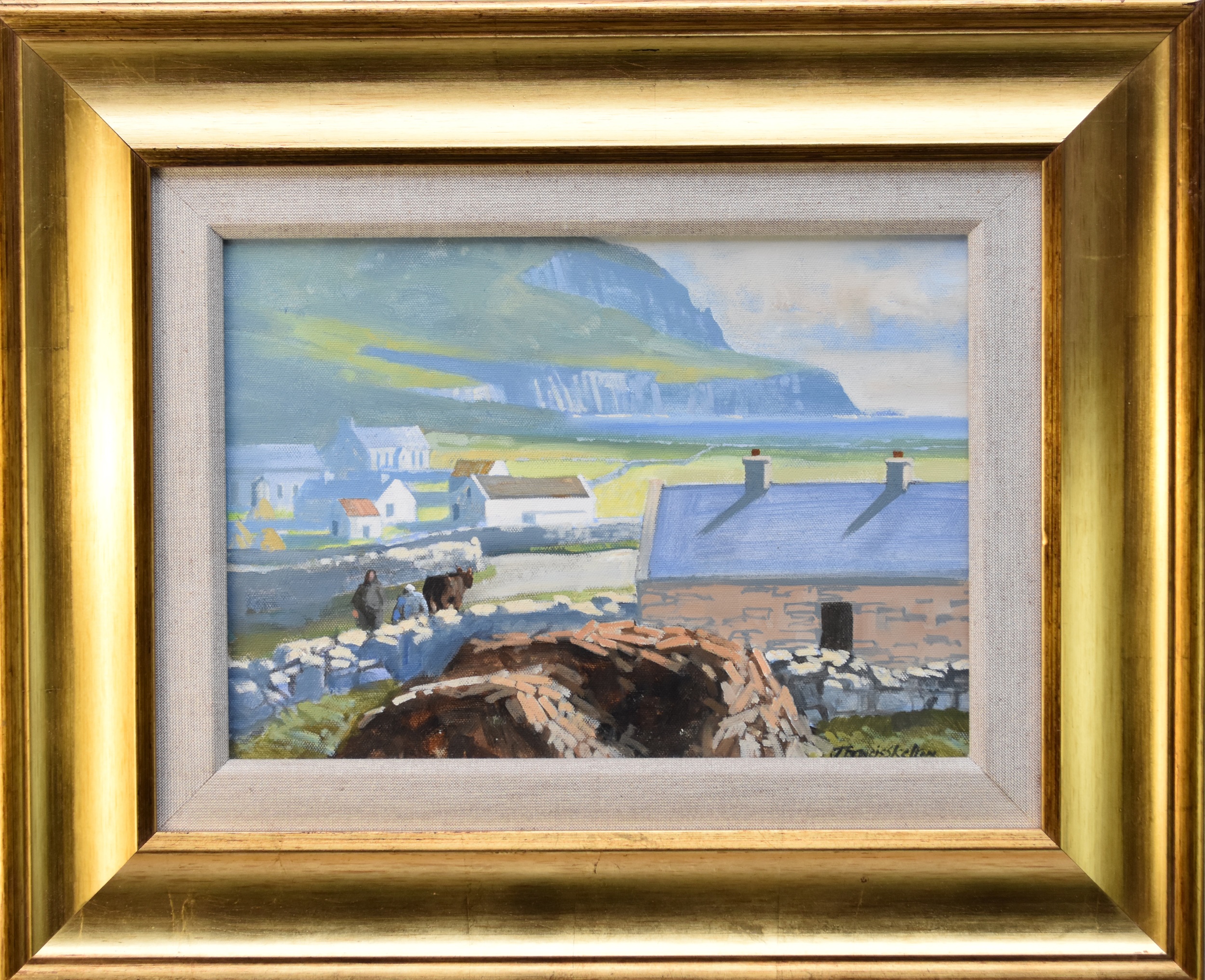 John Francis Skelton (Irish 20th-21st Century) View of Achill, County Mayo, signed lower right, - Image 2 of 5