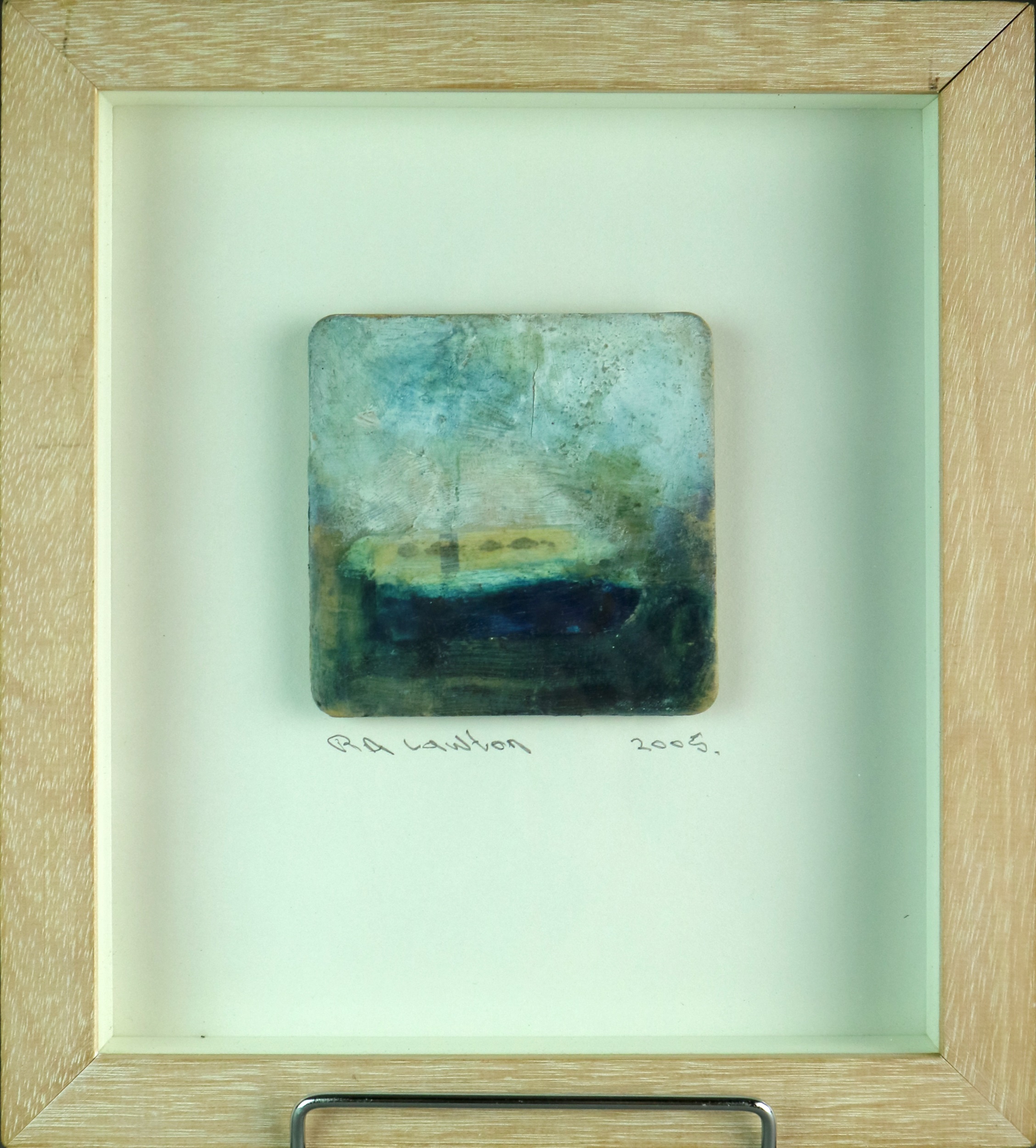 Richard Lawton (Irish School b.1969) Castleboat, signed and dated 2005 in pencil, oil on card, - Image 3 of 6