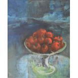 British School (20th Century) Still Life with Tomatoes in a Bowl, signed C Baxter '06 lower right,