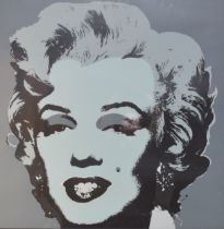 After Andy Warhol (American 1928-1987) Marilyn Monroe, lithograph, measurements 91 x 91 cm, frame 98