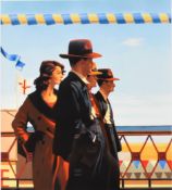 Jack Vettriano (b.1951) Defenders of Virtue, Giclee print, signed lower right, numbered 34/295,