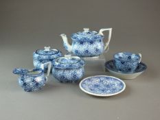 Rogers child's tea service and toy plate, circa 1820-25