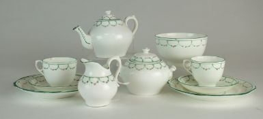 An English bone china child's tea service, circa 1865-70