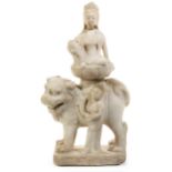 Chinesische Marmorfigur eines Buddha