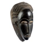 Afrikanische Maske des Stammes Abron, Elfenbeinküste