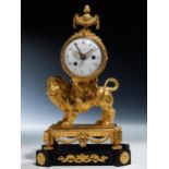 Bedeutende Louis XVI-Pendule „Au Lion“