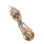 Fabergé-Chatelaine mit Schweizer Taschenuhr