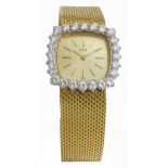 Goldene PIAGET mit Brillanten