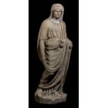 Museale, bedeutende antike Marmorfigur des 1./ 2. Jahrhunderts