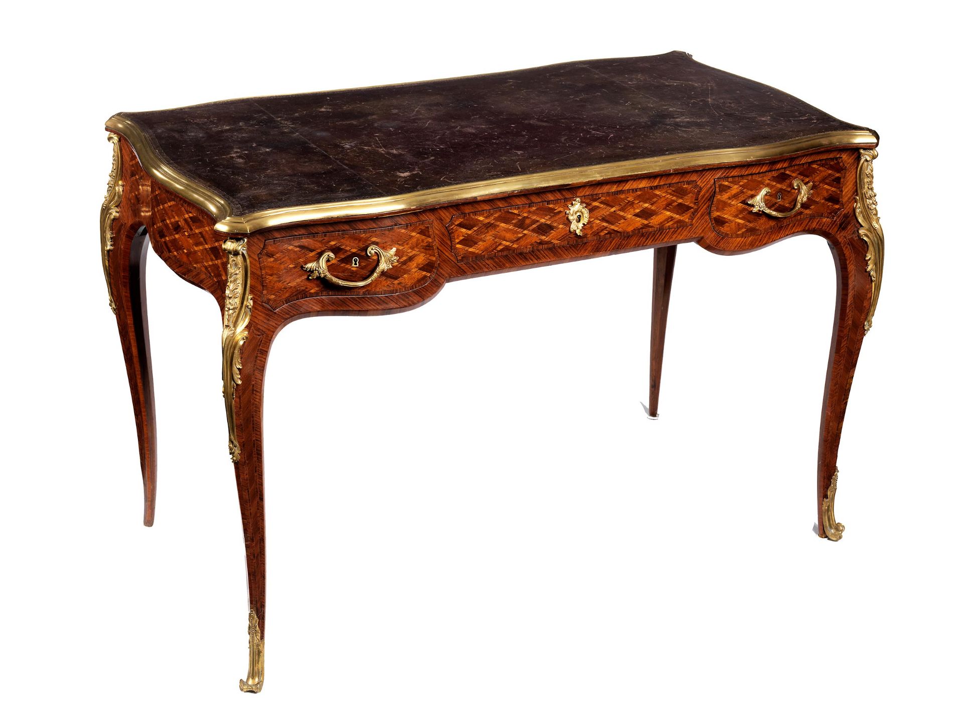 Zierliches Bureau plat im Louis XV-Stil