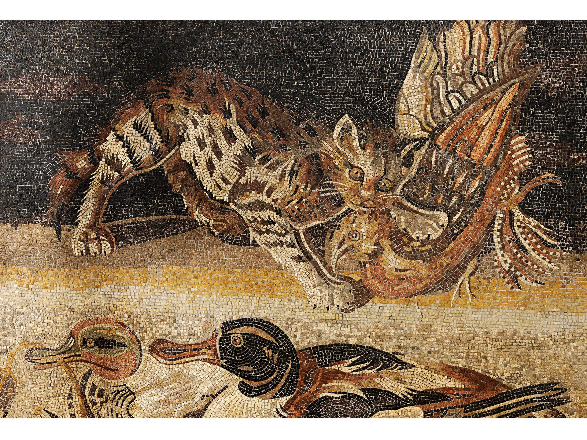 Mosaik im pompejanischen Stil