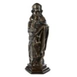 Bronzefigur eines heiligen Bischofs