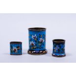 Cloisonné-Rauchset, Russland, Ende 19.Jh.