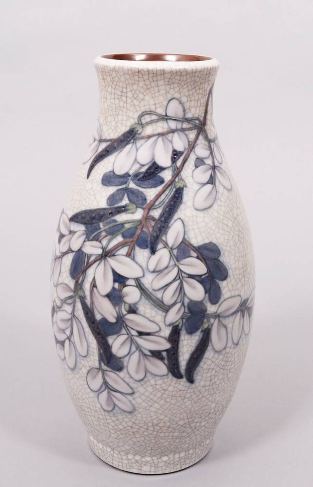 Jugendstil-Vase mit Wicken, Bing & Gröndahl, um 1914/15