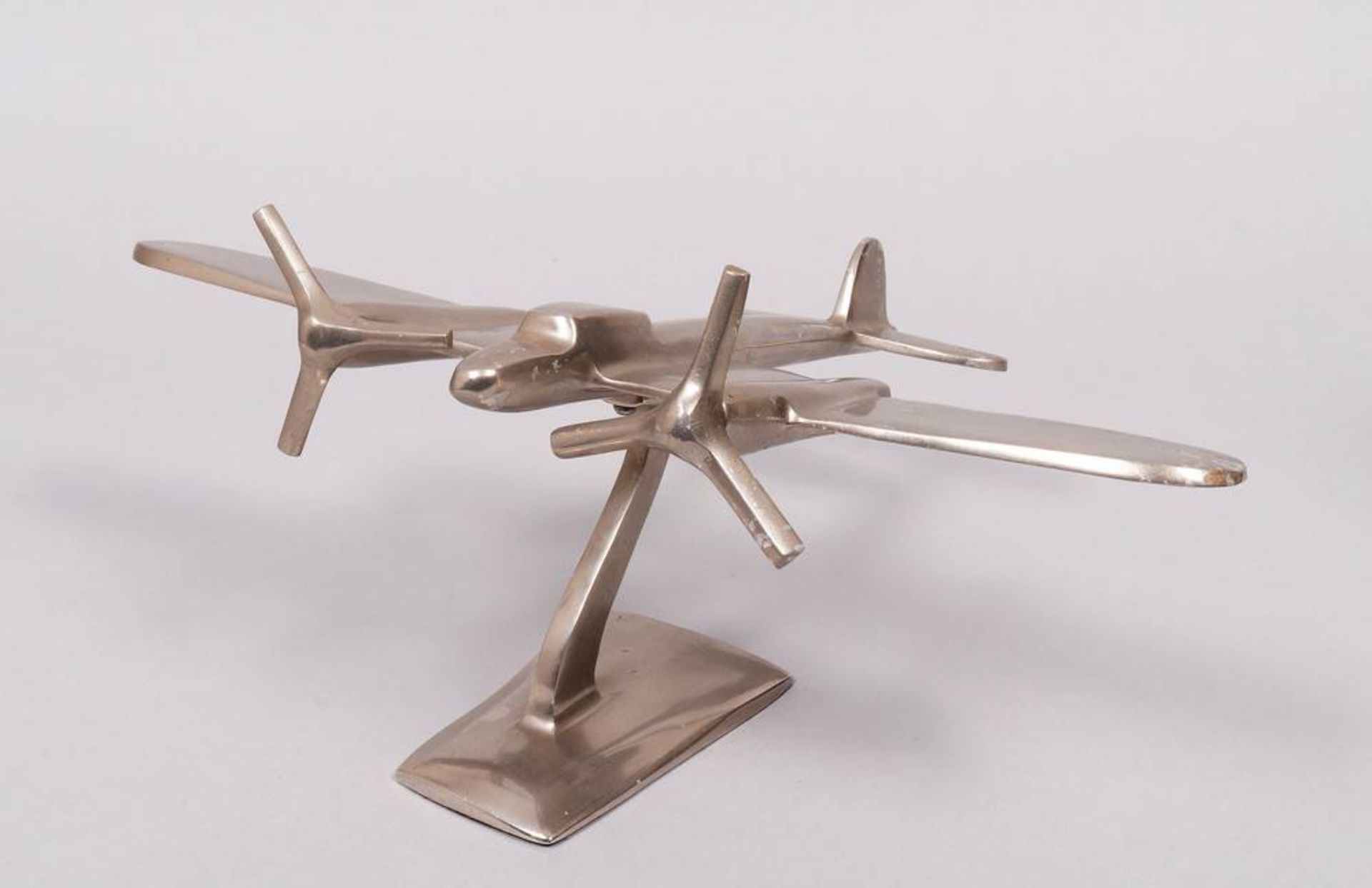 Flugzeugmodell auf Stand, unbekannter Hersteller, 20.Jh.