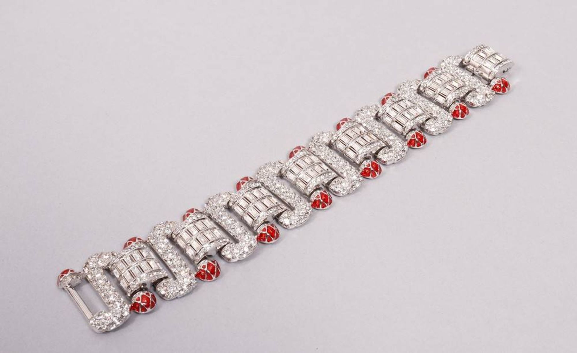 Bracelet, Art Deco style, costume jewelry, 20th century - Image 2 of 4