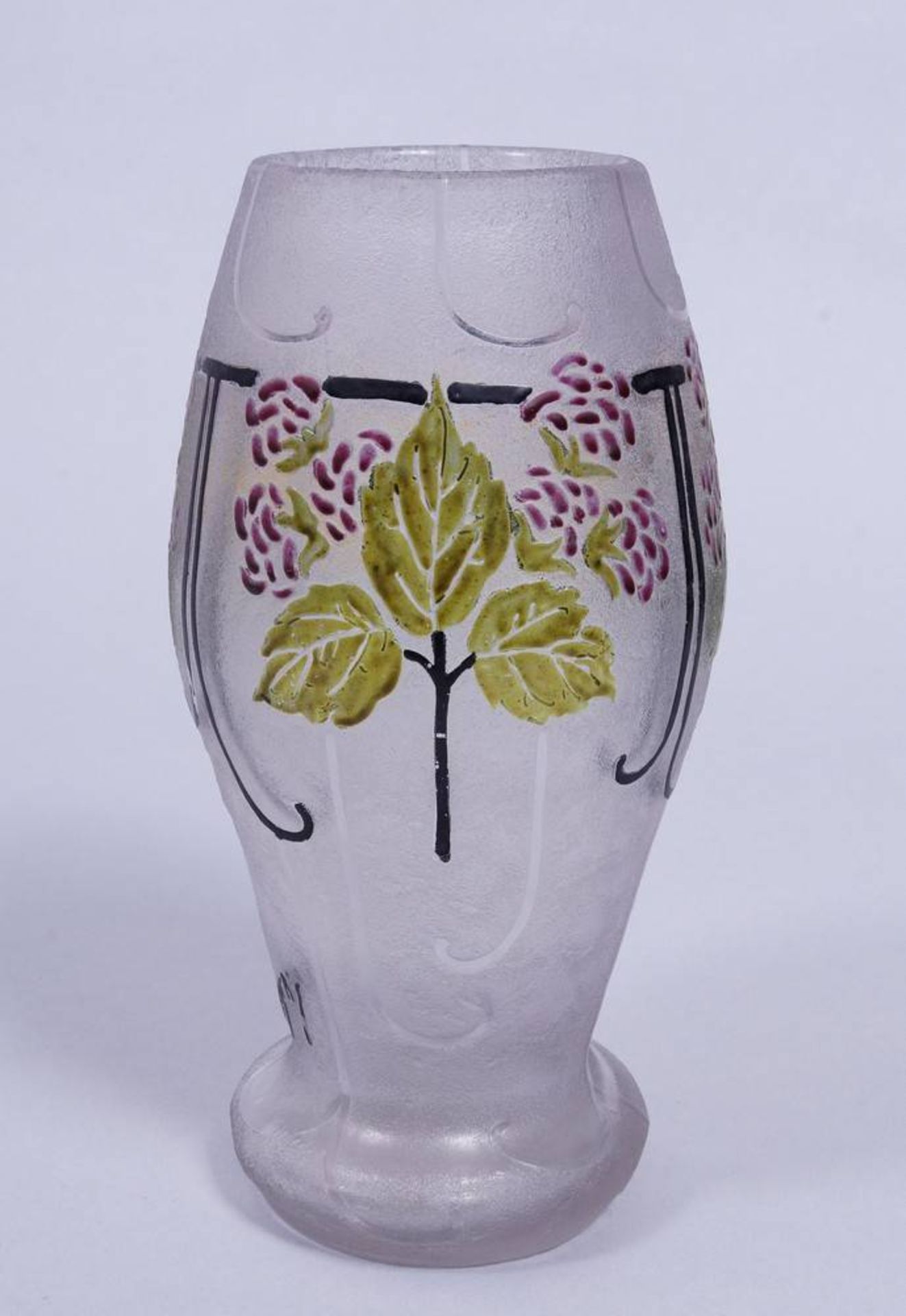 Art Nouveau vase, Legras et Cie (founded 1864), Saint-Denis, 1st half 20th C. - Image 2 of 3