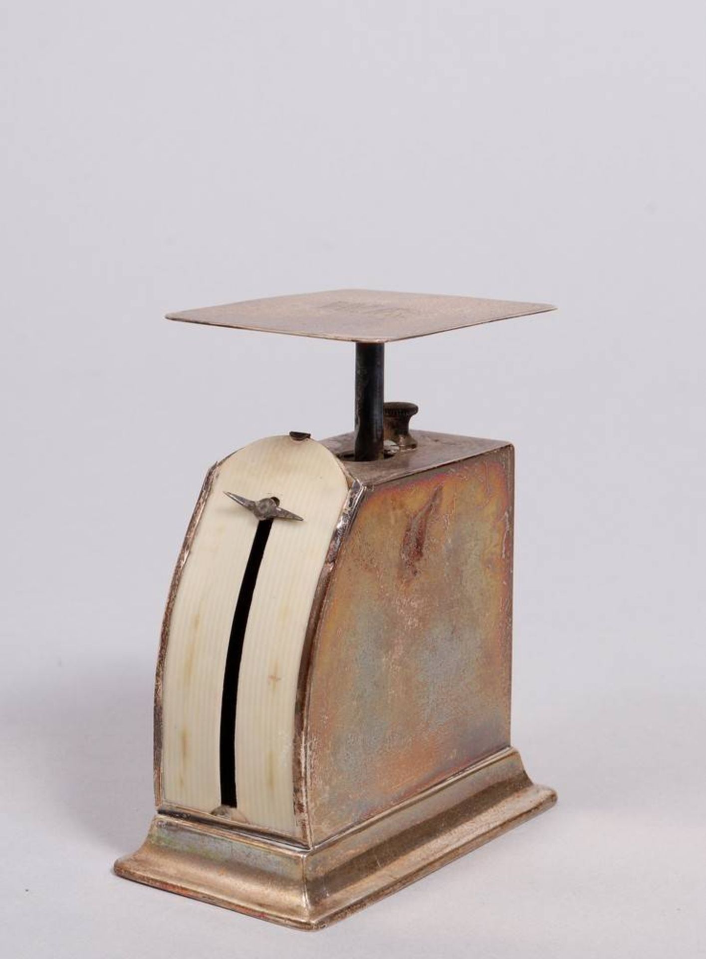 Small letter scale, 800 silver, Martin Mayer, Mainz, ca. 1900