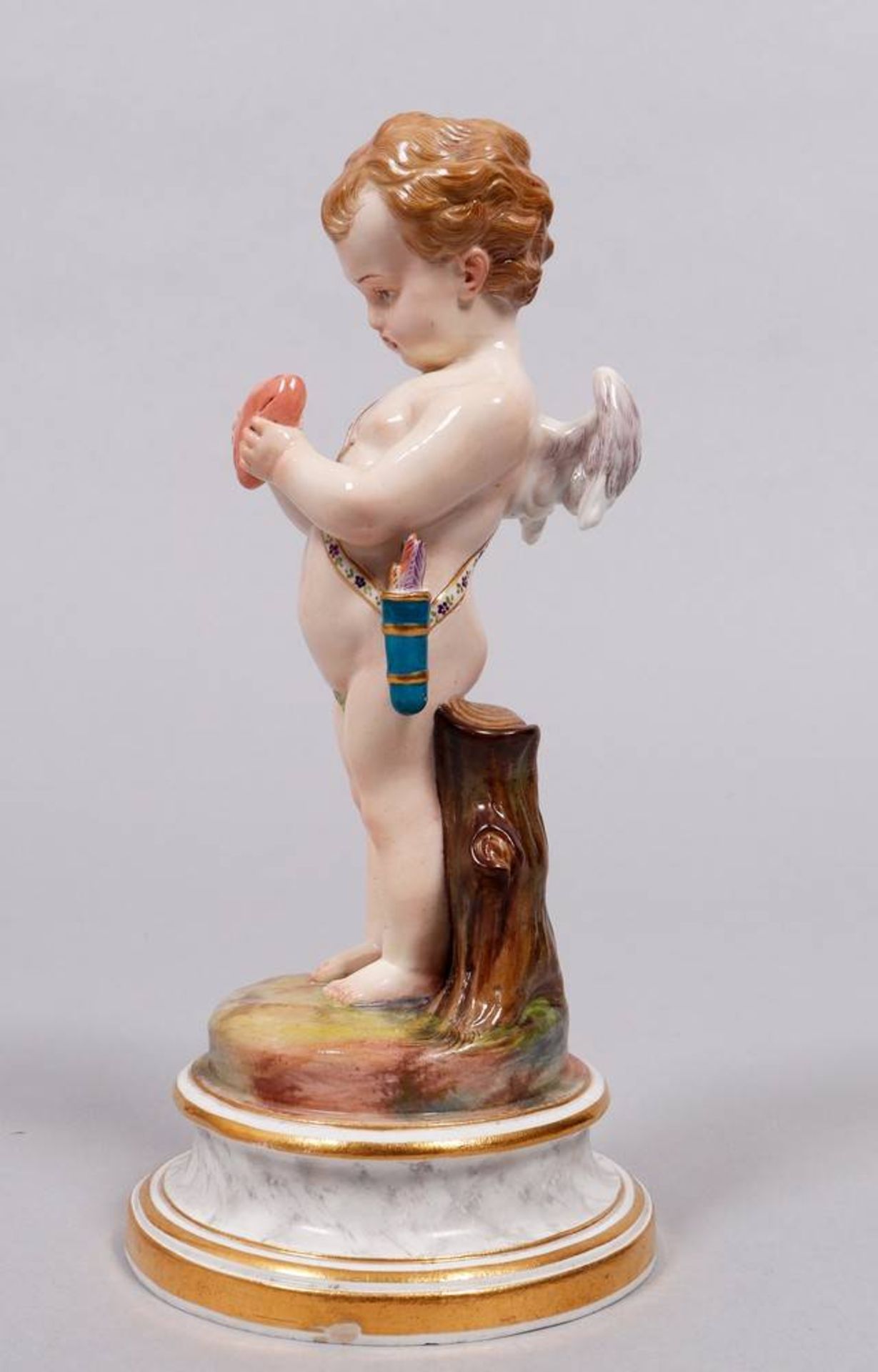 "Amor, in embarrassment", design Heinrich Schwabe, ca. 1877-1880 for Meissen,  - Image 4 of 6