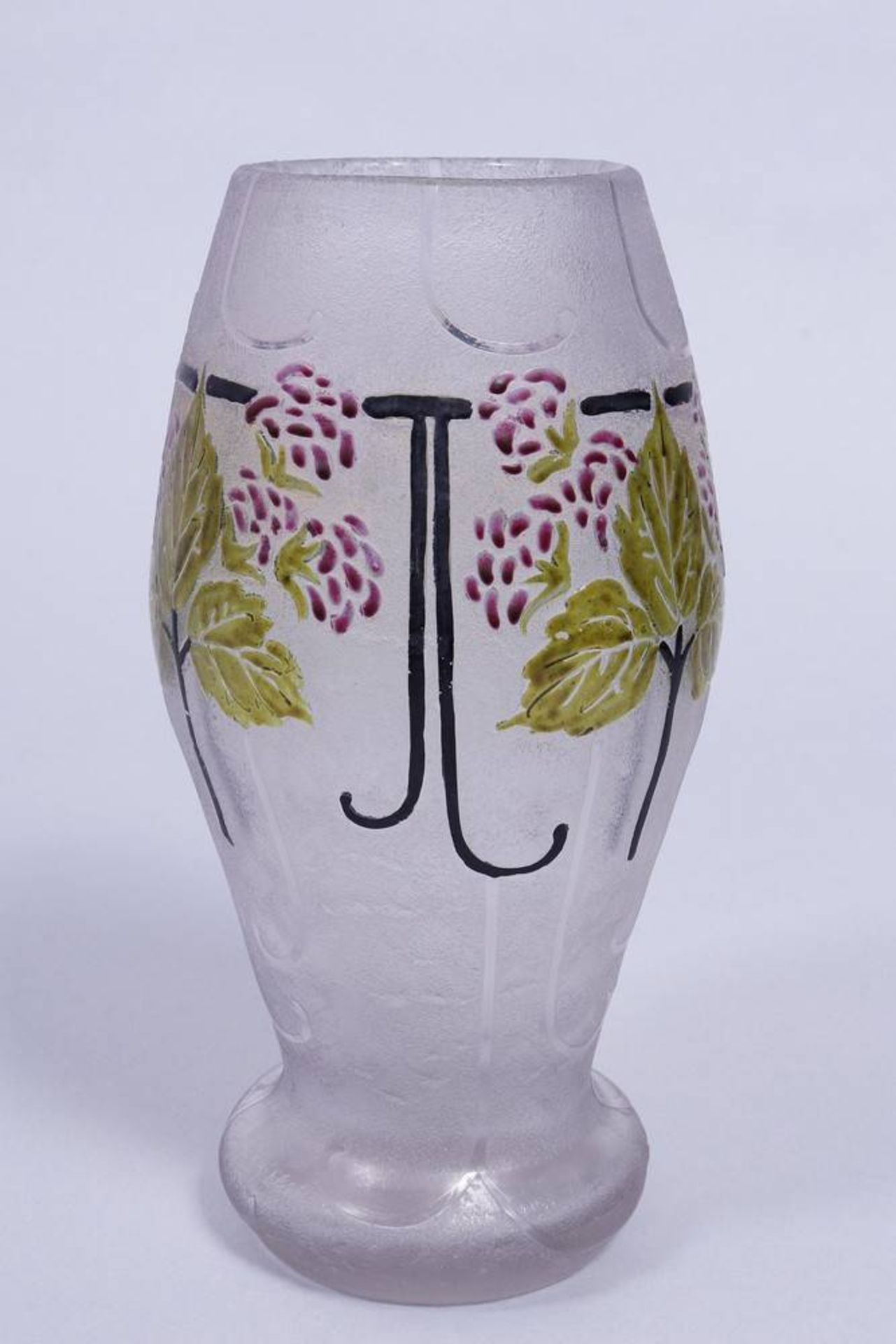 Art Nouveau vase, Legras et Cie (founded 1864), Saint-Denis, 1st half 20th C.