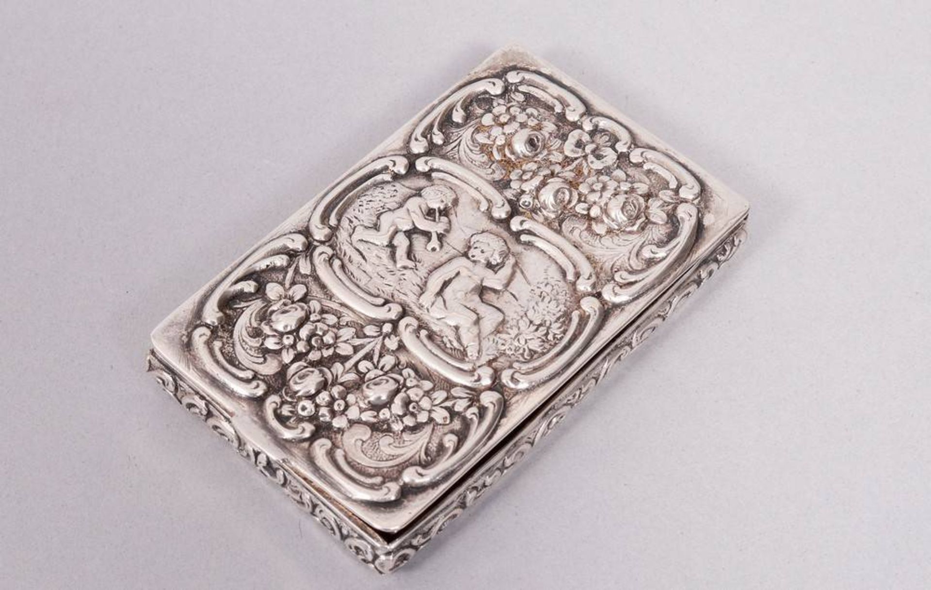 Small box, 800 silver, Germany, ca. 1900 - Image 2 of 4