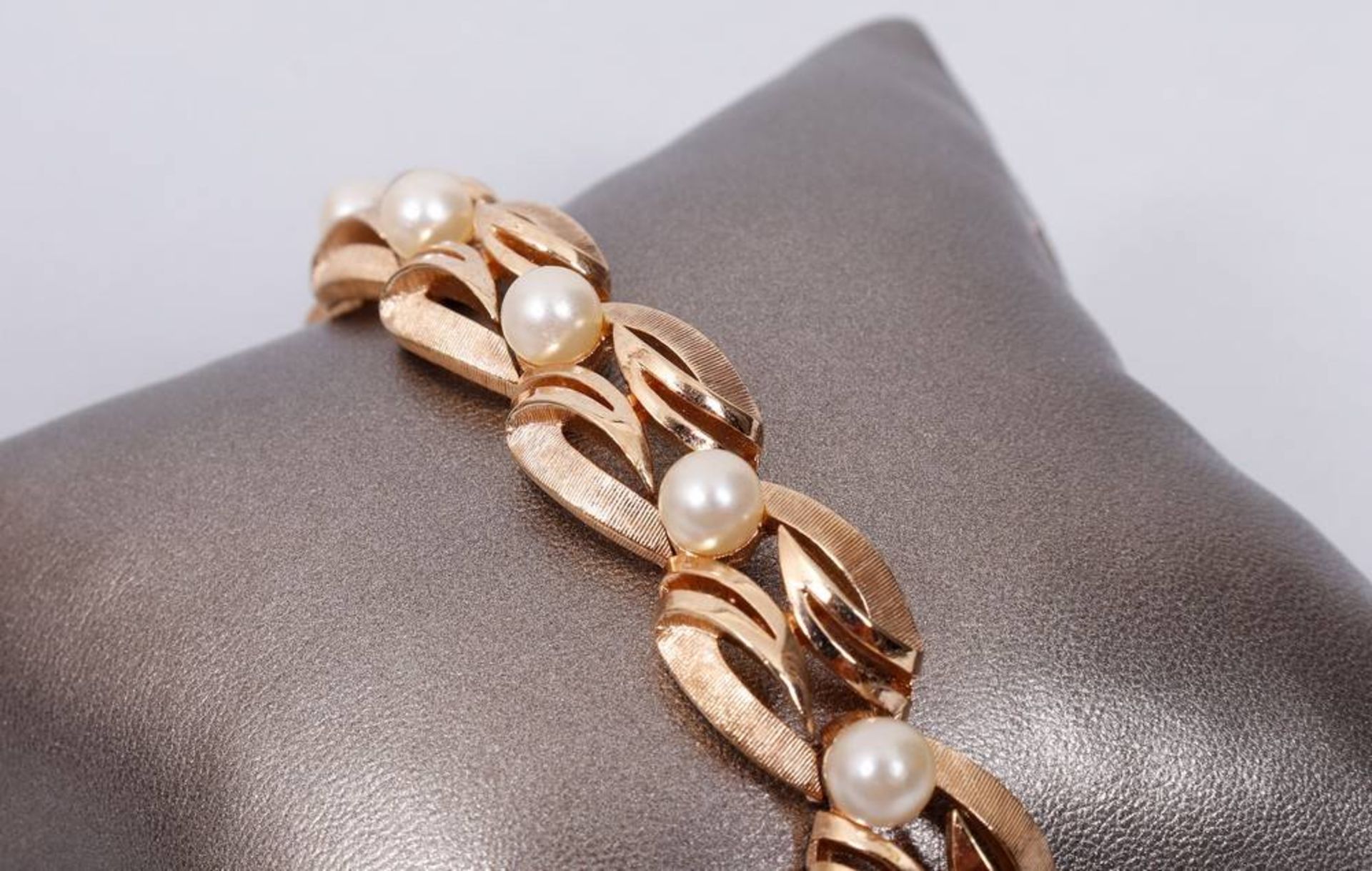 Bracelet, gold-plated, USA Trifari, 1950s, - Image 3 of 4