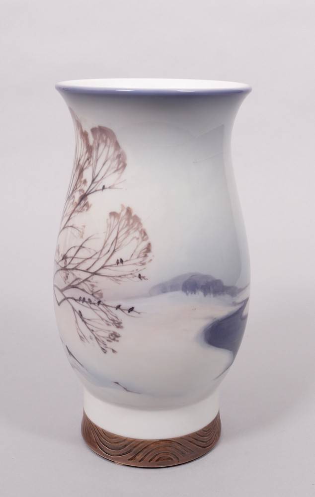 Art Nouveau vase (unique piece), Bing & Grøndahl, Copenhagen, ca. 1920 - Image 4 of 5