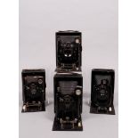 4 Platten/Faltkameras, verschiedene Hersteller, deutsch, 1920er Jahre