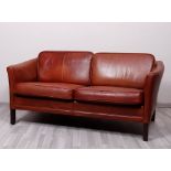 2-sitzer Sofa, Dänemark, 20.Jh., im Stile Mogensen