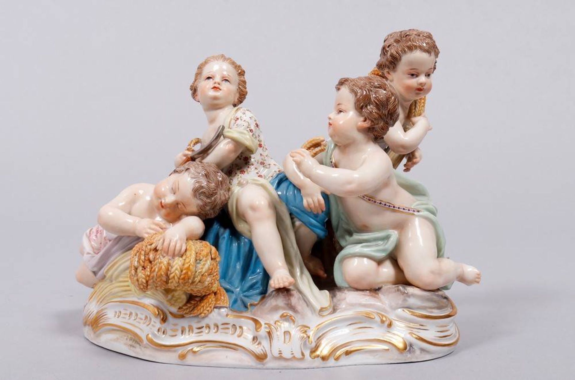 Allegory of summer, design 1757, Johann Joachim Kaendler for Meissen, manufactured late 19th C. 