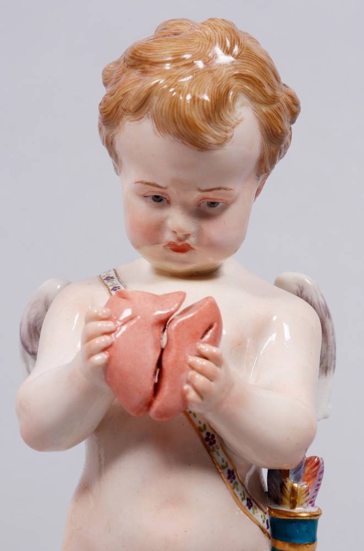 "Amor, in embarrassment", design Heinrich Schwabe, ca. 1877-1880 for Meissen,  - Image 3 of 6