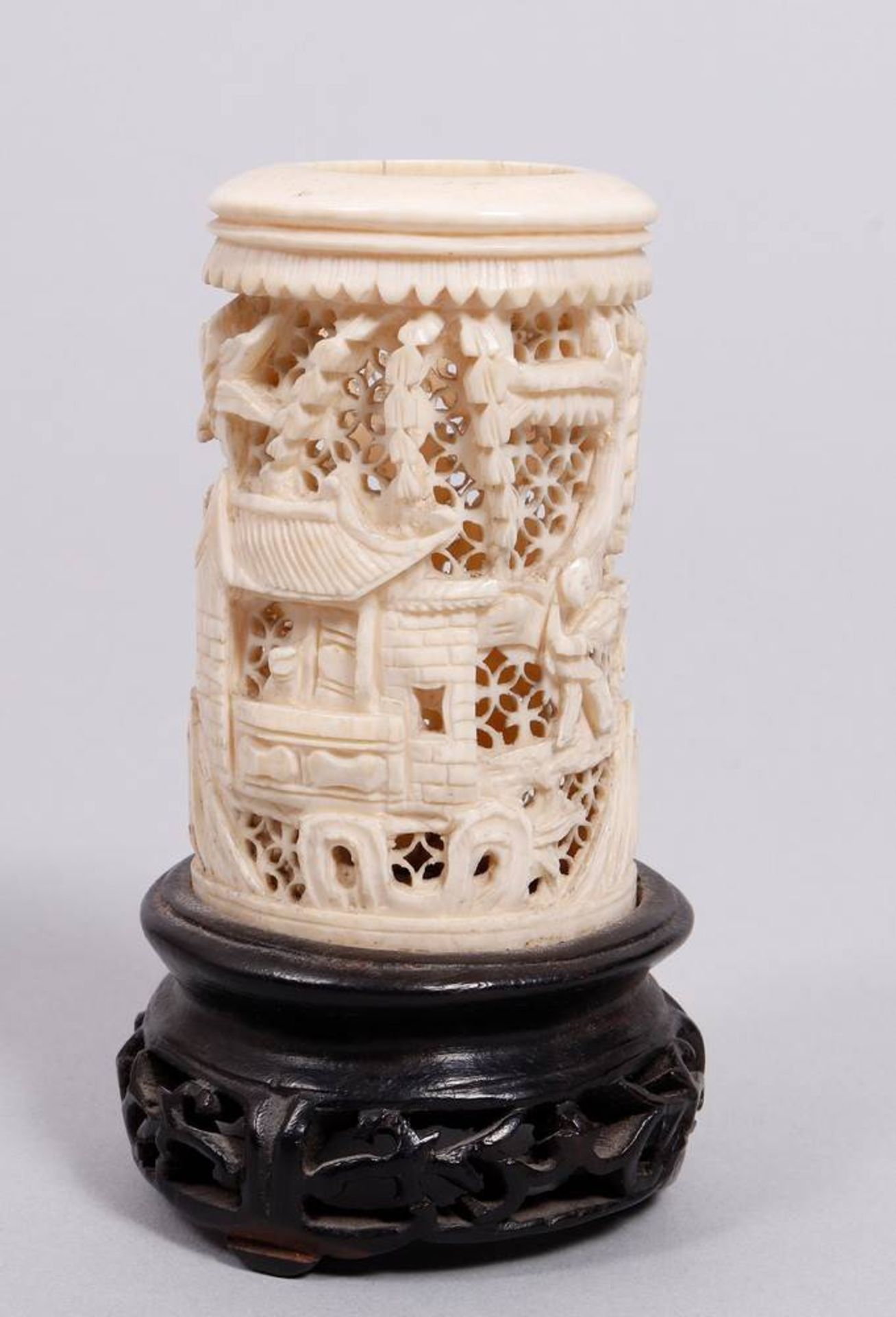 Brush stand, China, 19th C. - Image 3 of 5