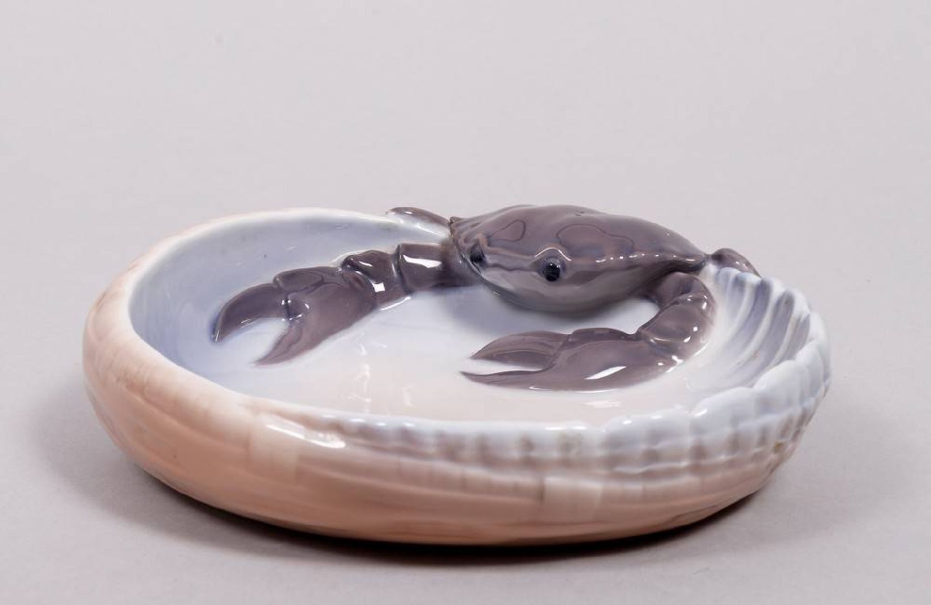 Bowl with a crab, design Jorgen Balslov for Royal Copenhagen, c. 1968