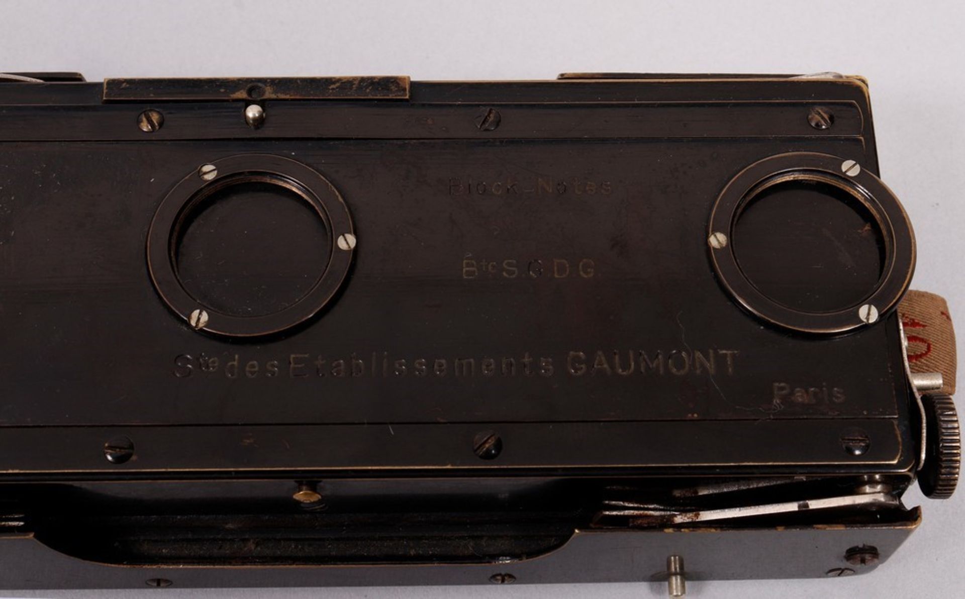 Stereo-Kamera, Gaumont, Paris, um 1905  - Bild 4 aus 4