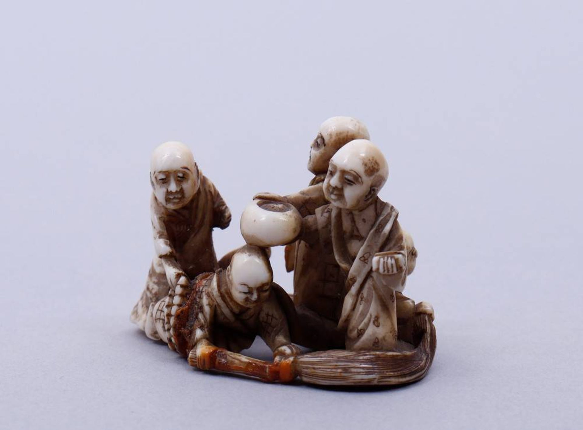 Netsuke, Japan, Meiji period, ivory 