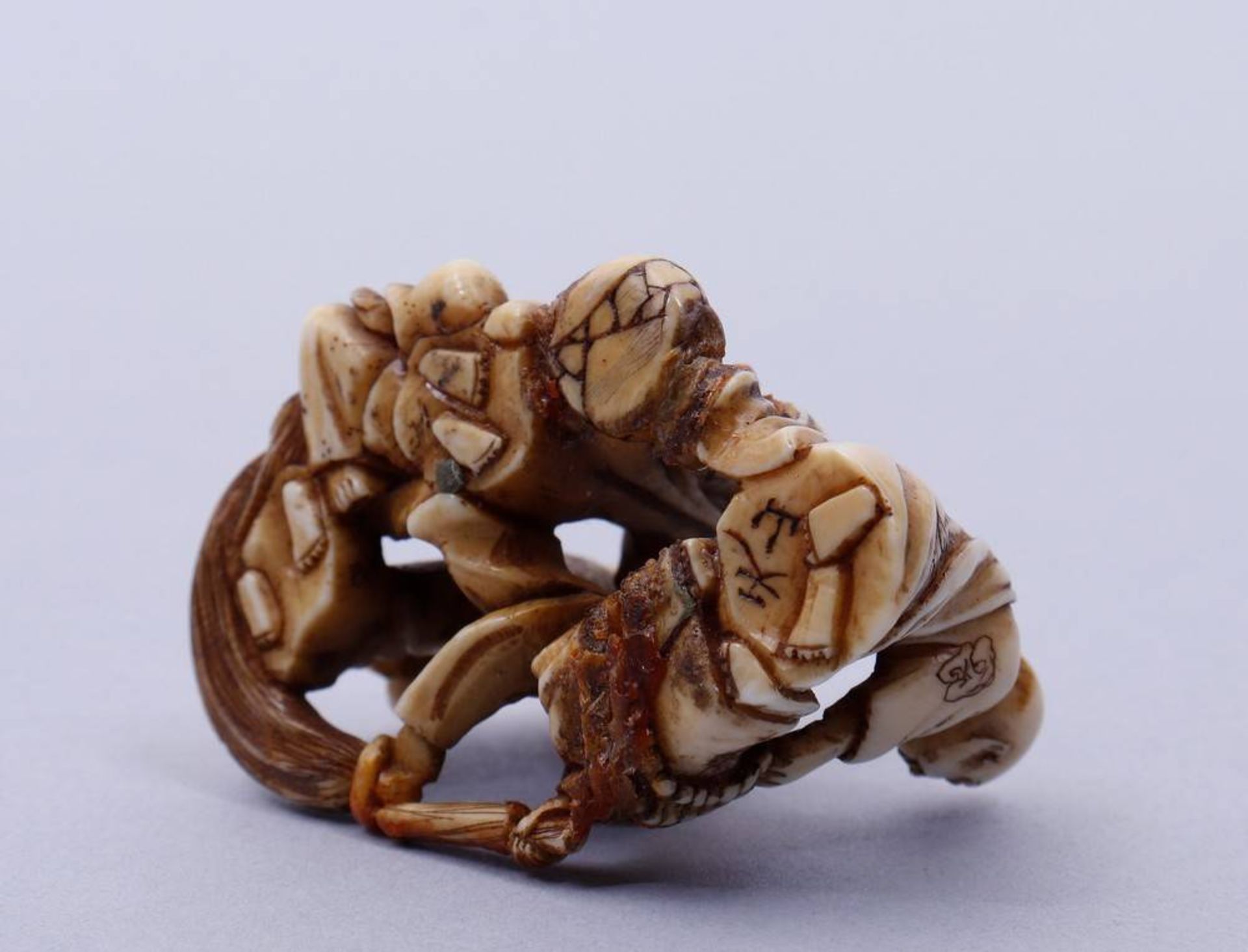 Netsuke, Japan, Meiji period, ivory  - Image 4 of 4