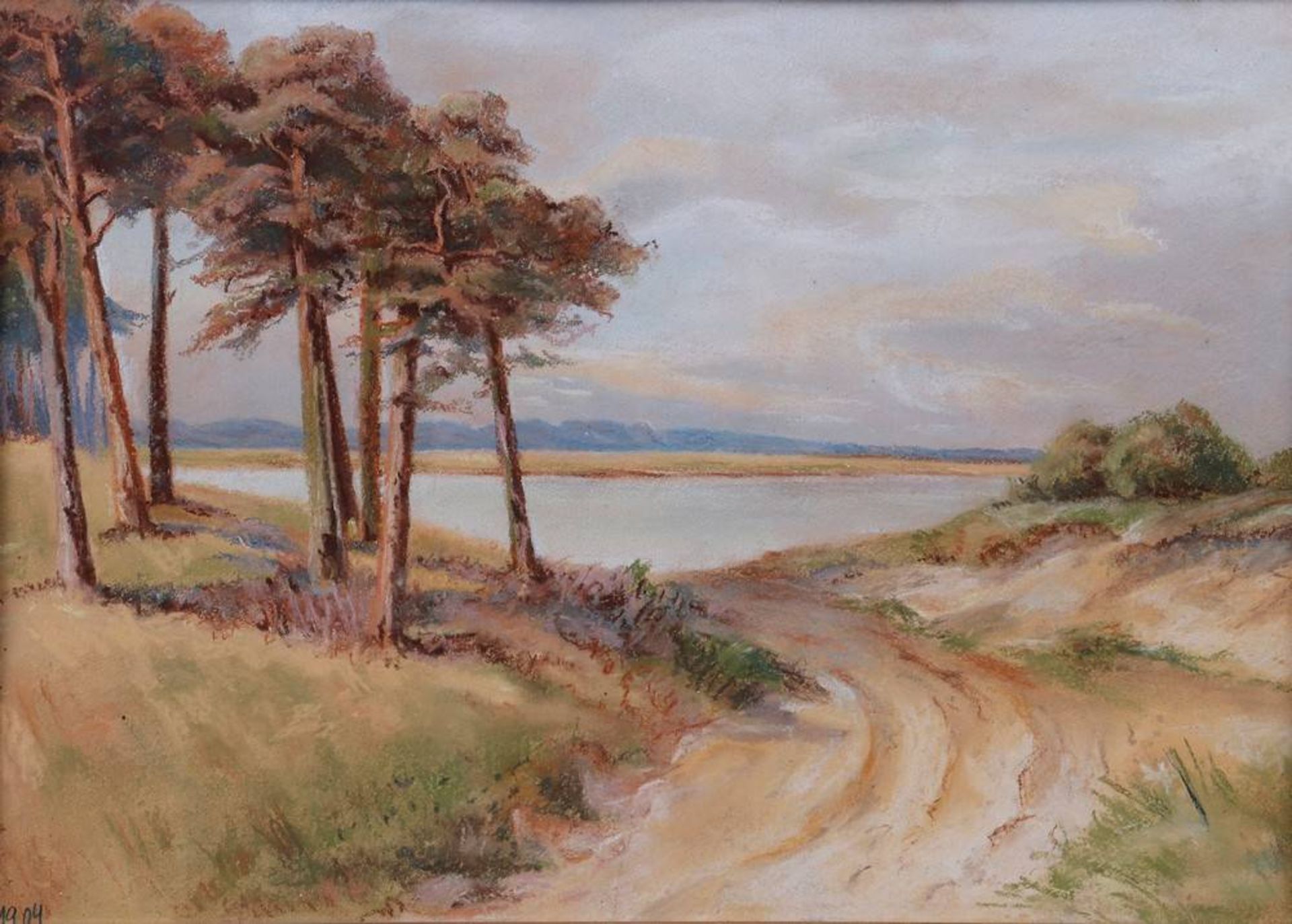 Boddenlandschaft mit Dünen, 1904 - Bild 2 aus 4