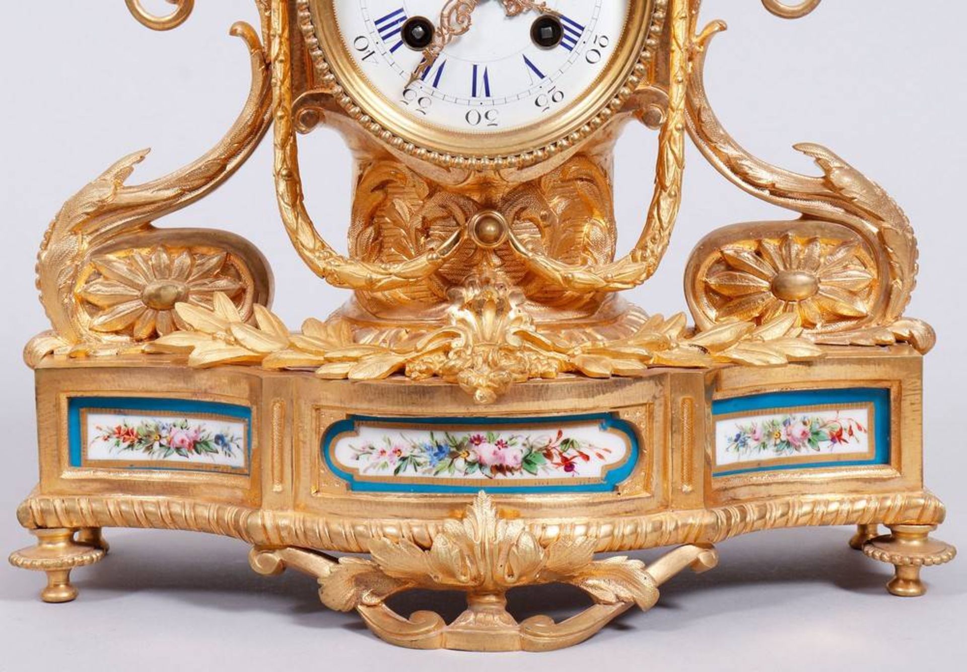 Mantle clock, France, 19th C. - Image 2 of 6