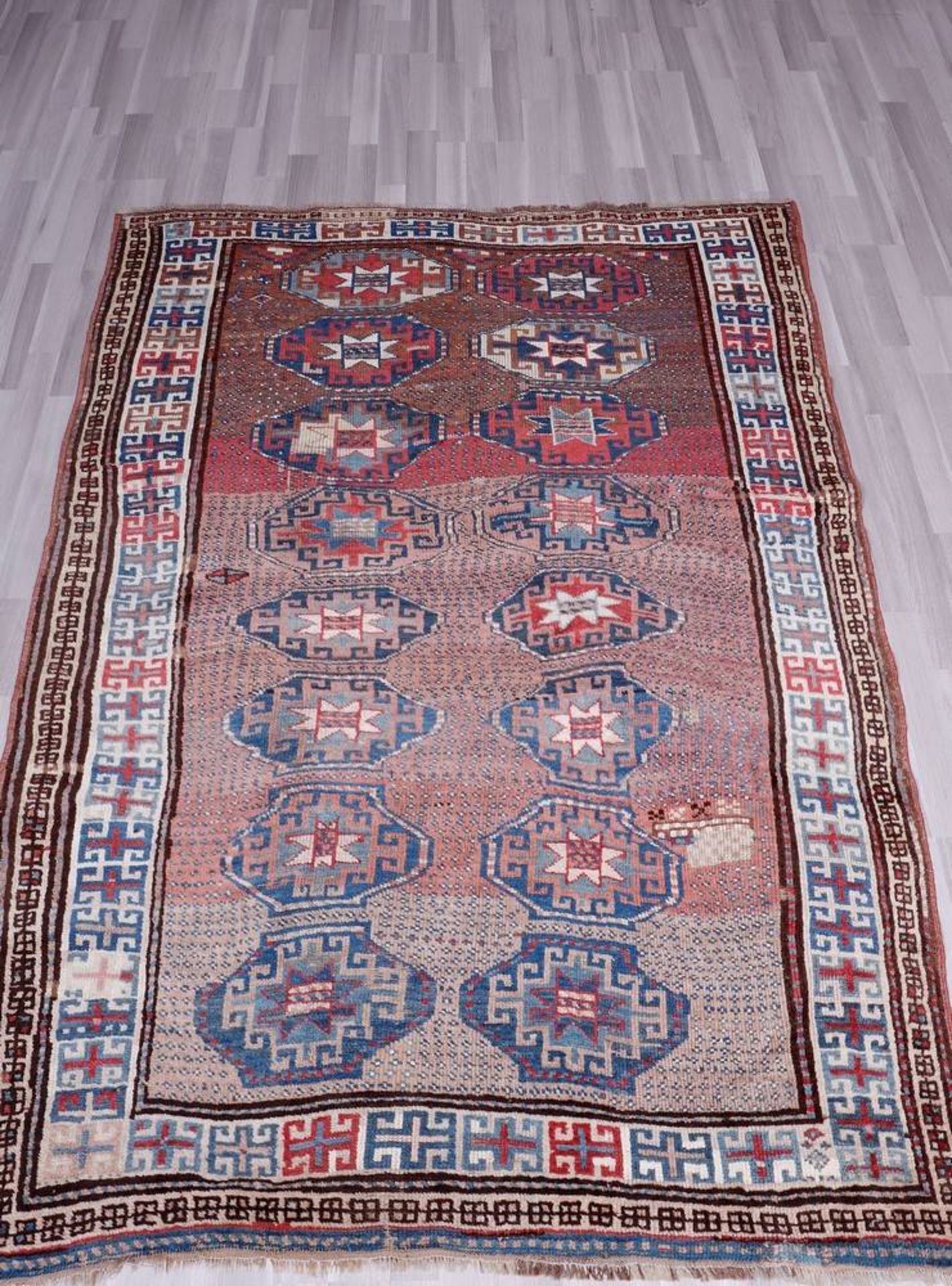 2 Teppiche, Kazak, Russland, antik - Image 2 of 5