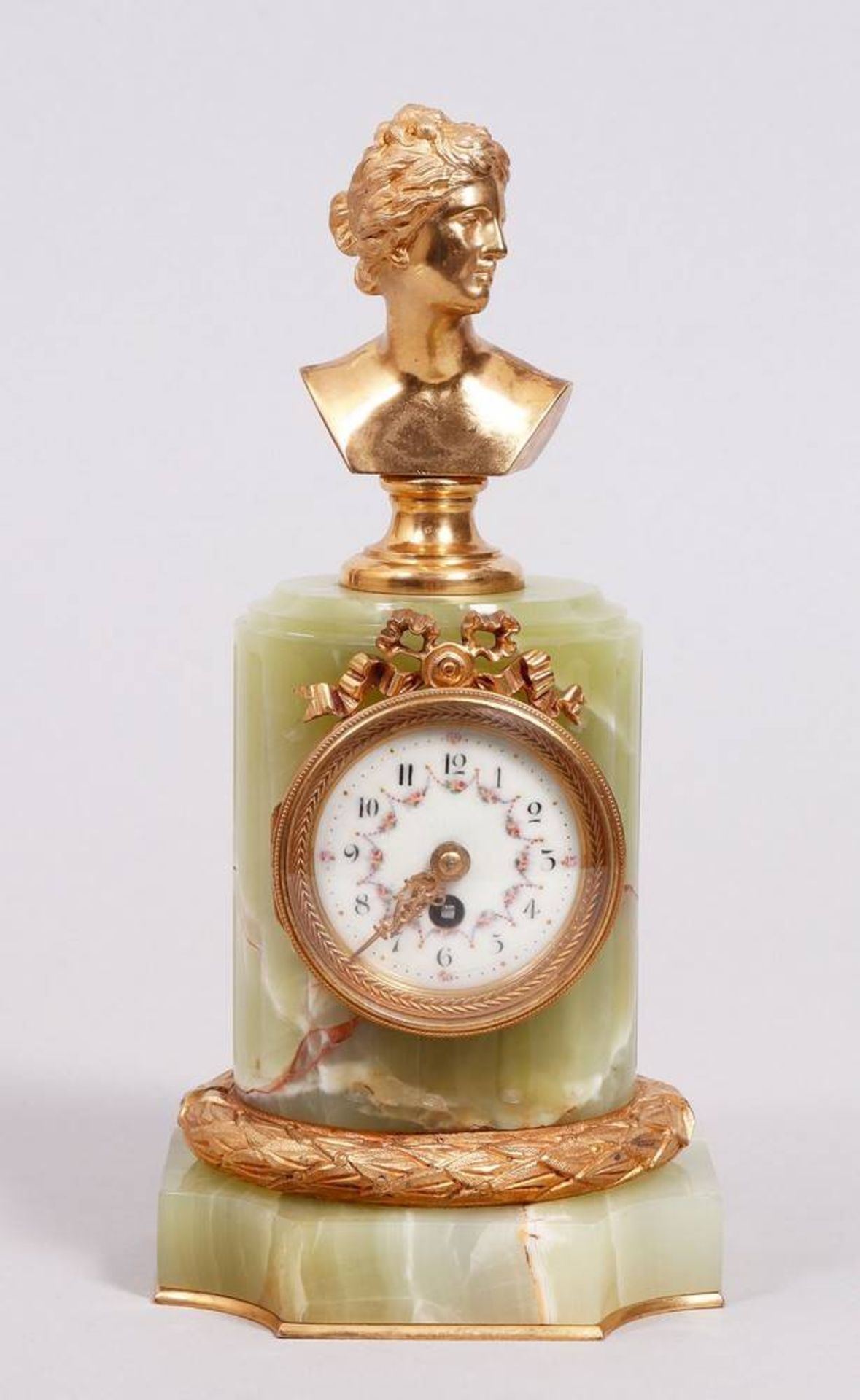 Small table clock, probably France, 19th C.